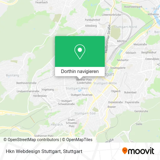 Hkn Webdesign Stuttgart Karte