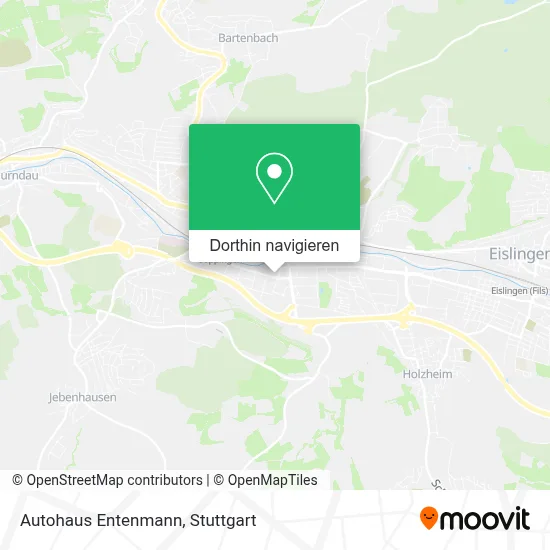 Autohaus Entenmann Karte