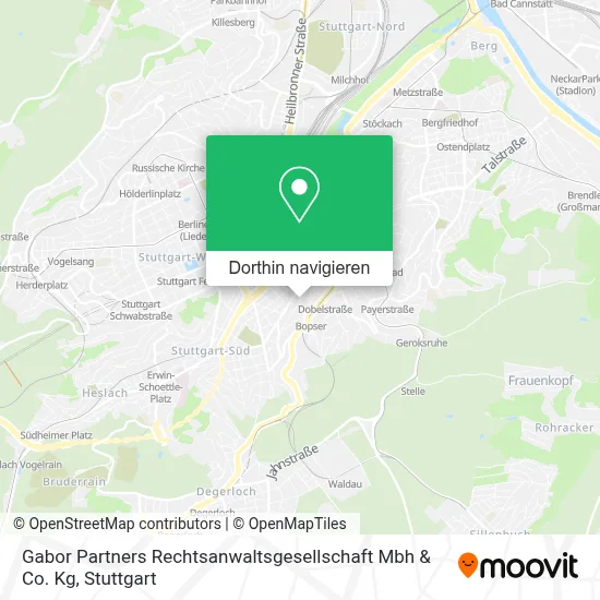 Gabor Partners Rechtsanwaltsgesellschaft Mbh & Co. Kg Karte