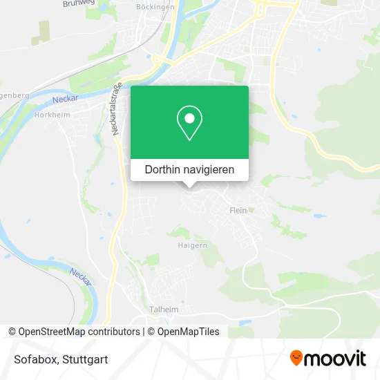 Sofabox Karte