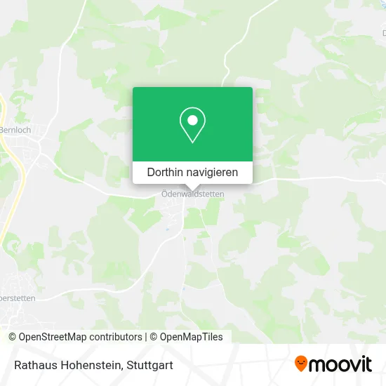 Rathaus Hohenstein Karte