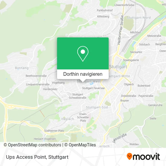 Ups Access Point Karte