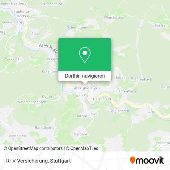 R+V Versicherung Karte