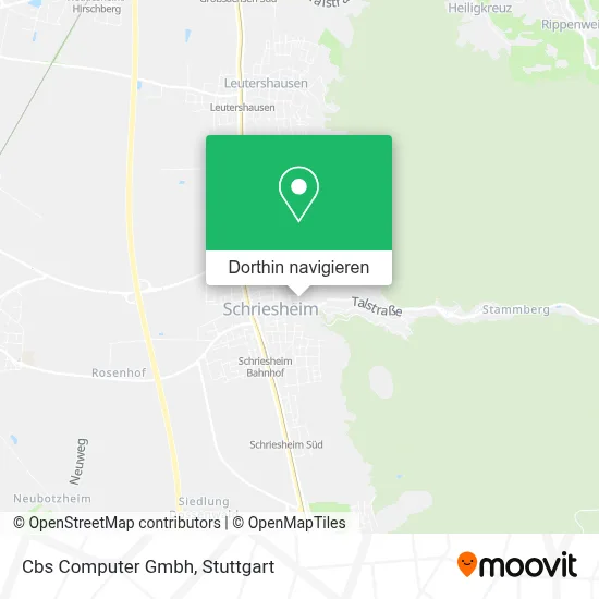 Cbs Computer Gmbh Karte