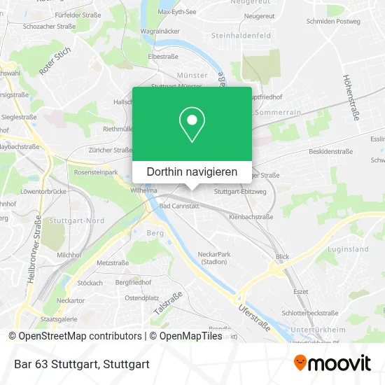 Bar 63 Stuttgart Karte