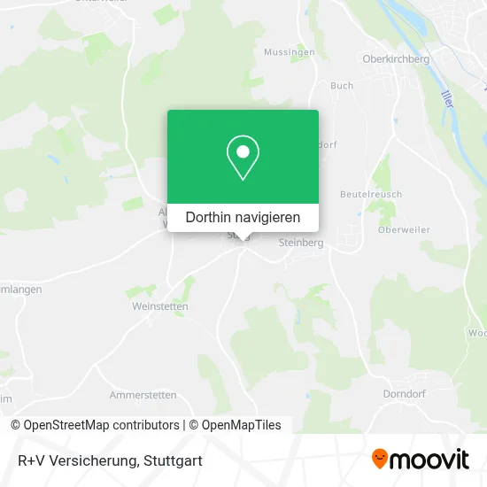 R+V Versicherung Karte