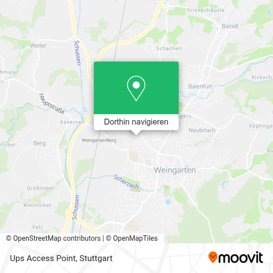 Ups Access Point Karte