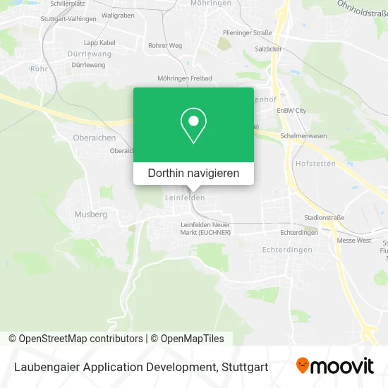 Laubengaier Application Development Karte