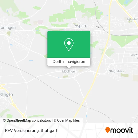 R+V Versicherung Karte