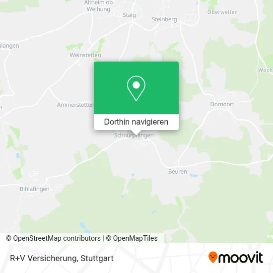 R+V Versicherung Karte