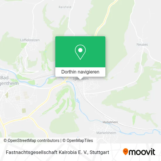 Fastnachtsgesellschaft Kalrobia E. V. Karte
