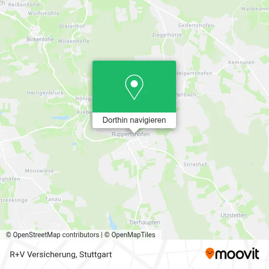 R+V Versicherung Karte