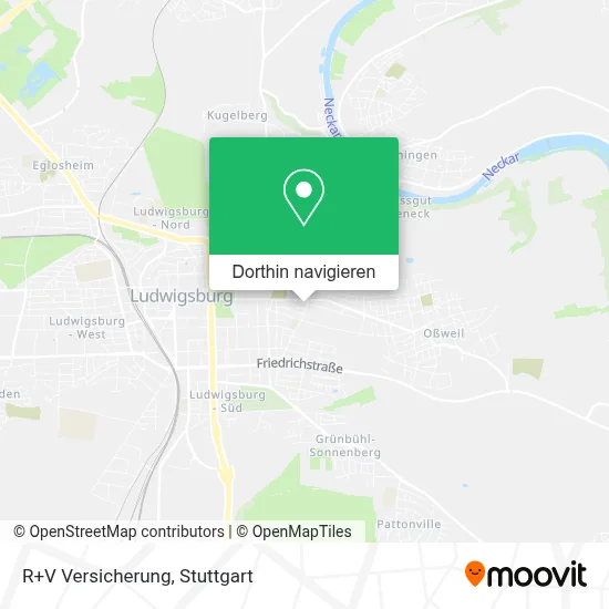 R+V Versicherung Karte