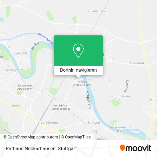Rathaus Neckarhausen Karte
