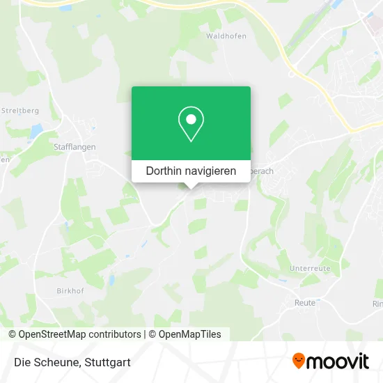 Die Scheune Karte