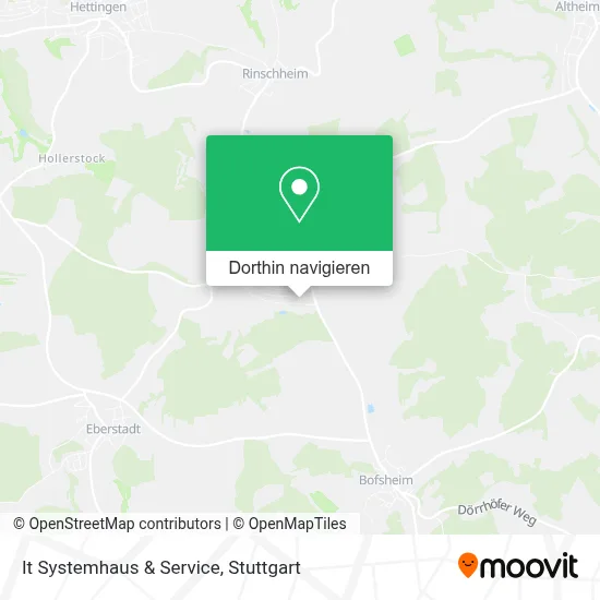 It Systemhaus & Service Karte