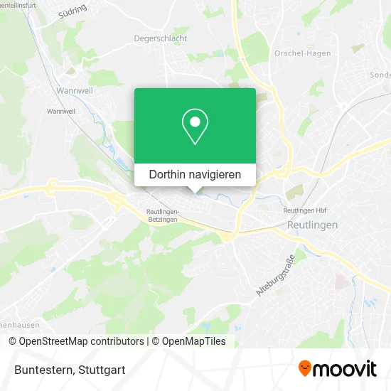 Buntestern Karte