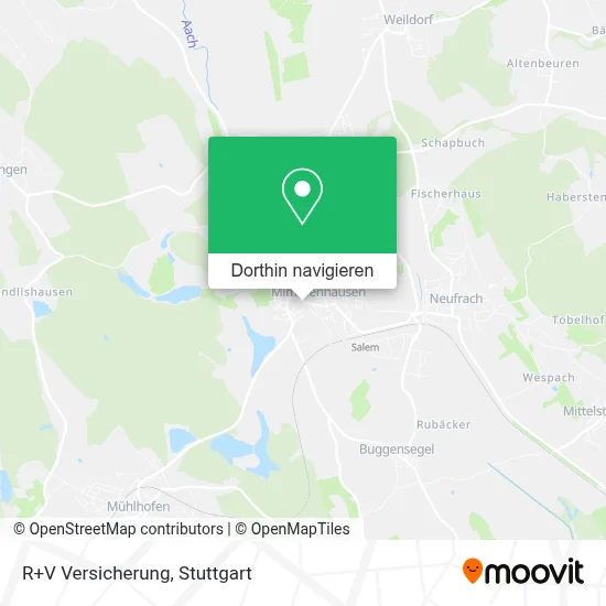 R+V Versicherung Karte