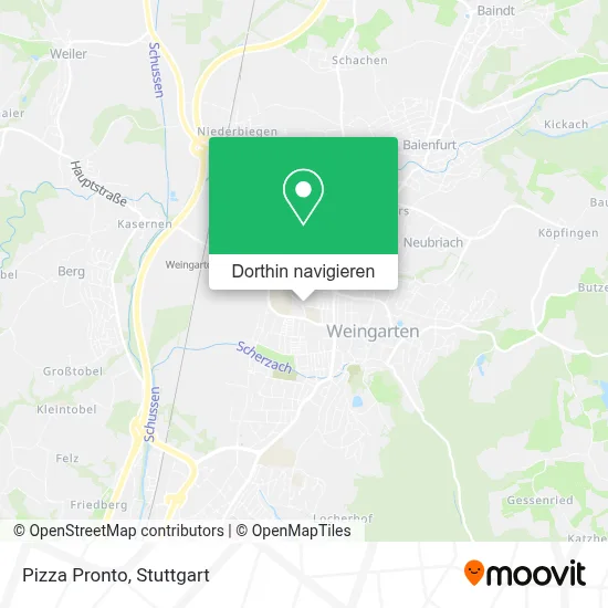 Pizza Pronto Karte