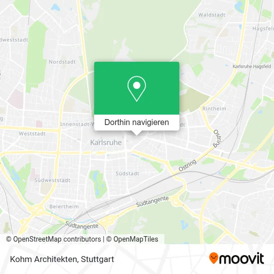 Kohm Architekten Karte