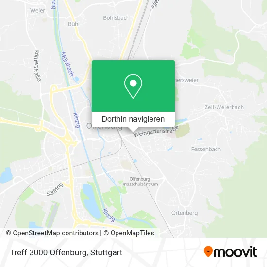 Treff 3000 Offenburg Karte