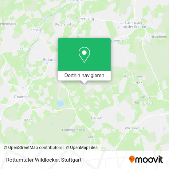 Rottumtaler Wildlocker Karte
