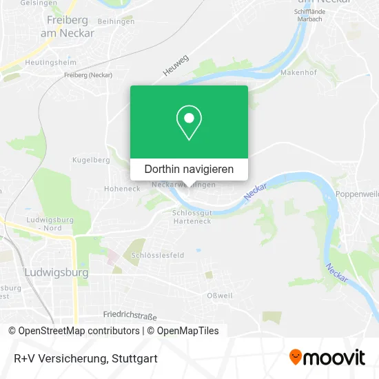 R+V Versicherung Karte