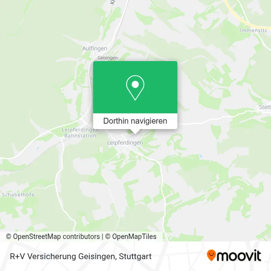 R+V Versicherung Geisingen Karte