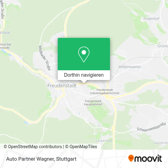 Auto Partner Wagner Karte
