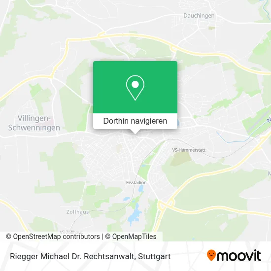 Riegger Michael Dr. Rechtsanwalt Karte