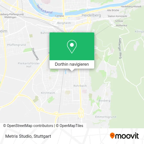 Metris Studio Karte