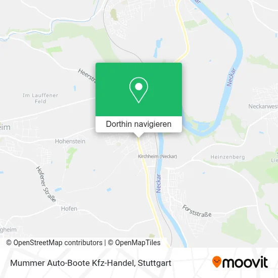 Mummer Auto-Boote Kfz-Handel Karte
