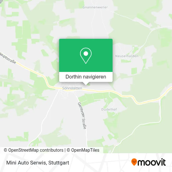 Mini Auto Serwis Karte