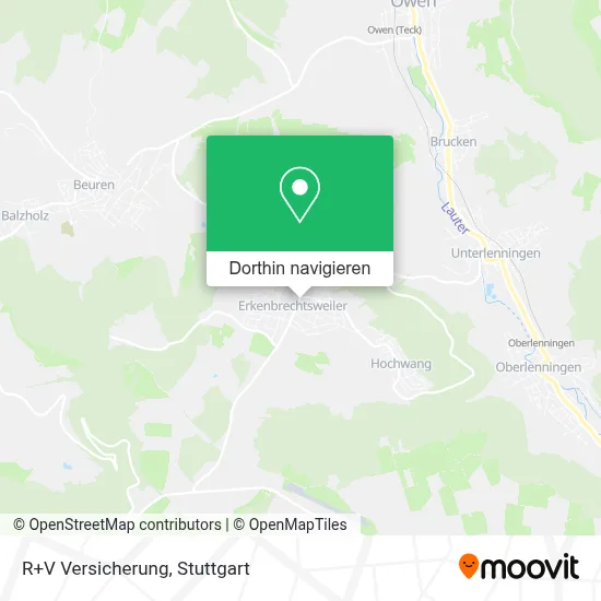 R+V Versicherung Karte