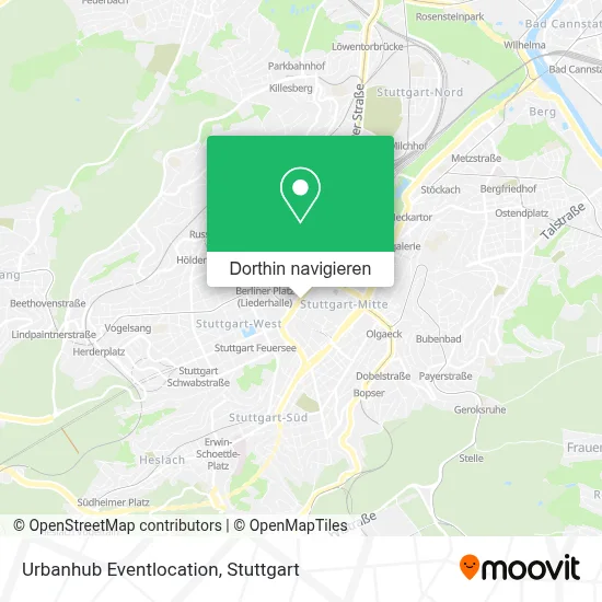 Urbanhub Eventlocation Karte
