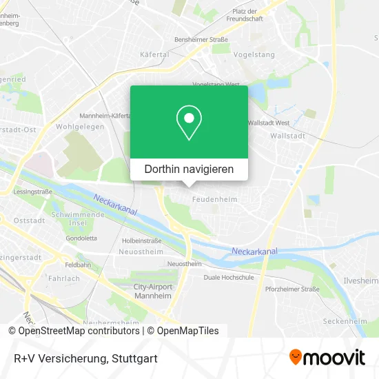 R+V Versicherung Karte