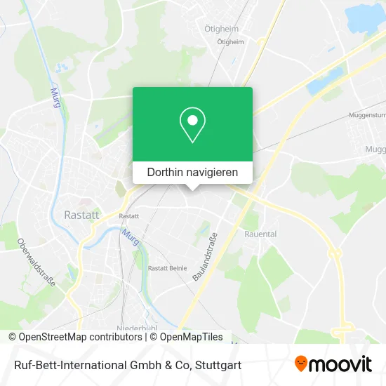 Ruf-Bett-International Gmbh & Co Karte