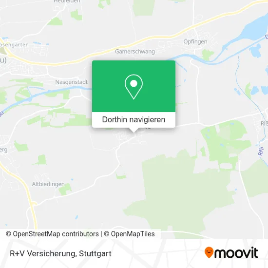 R+V Versicherung Karte
