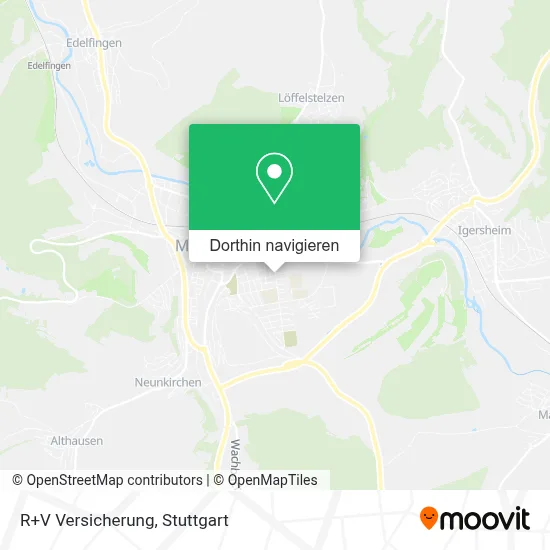 R+V Versicherung Karte