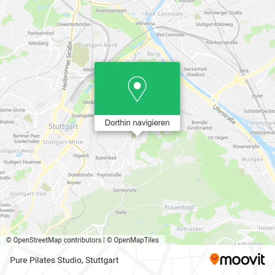 Pure Pilates Studio Karte