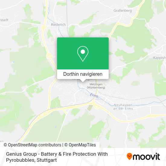 Genius Group - Battery & Fire Protection With Pyrobubbles Karte