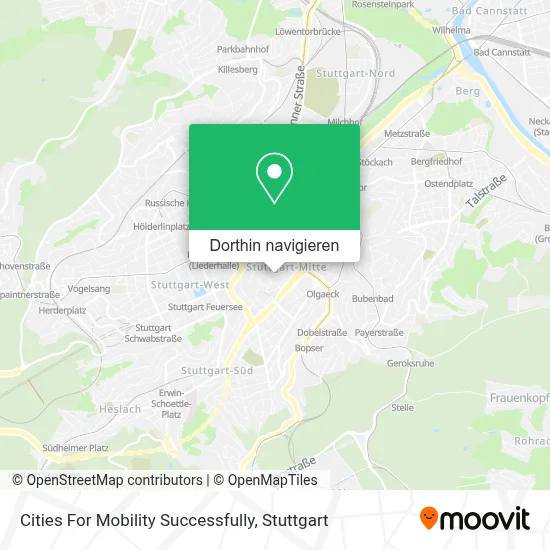 Cities For Mobility Successfully Karte