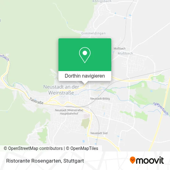 Ristorante Rosengarten Karte