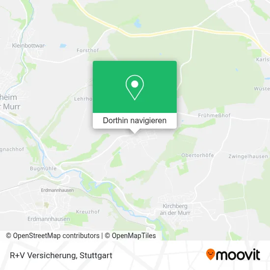 R+V Versicherung Karte