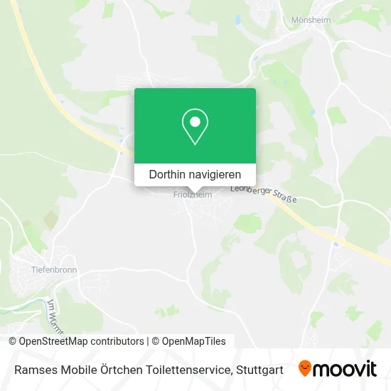 Ramses Mobile Örtchen Toilettenservice Karte