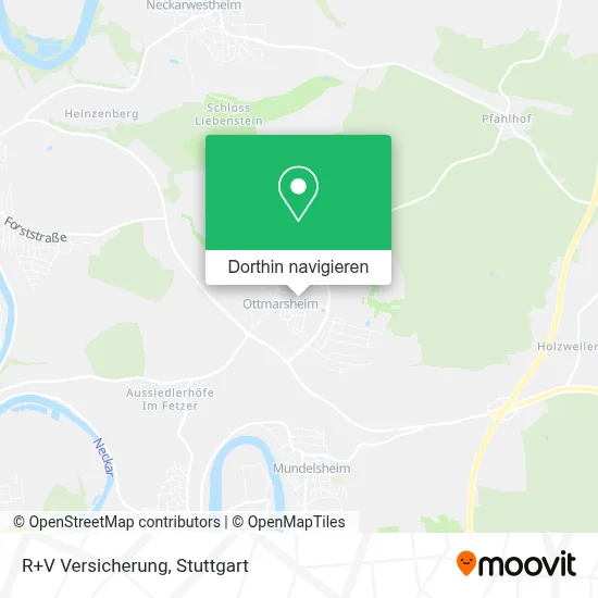 R+V Versicherung Karte