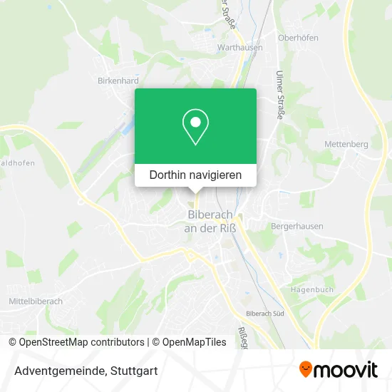Adventgemeinde Karte