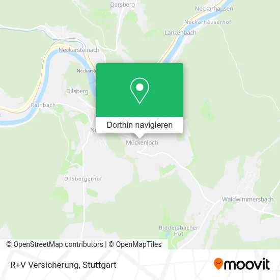 R+V Versicherung Karte