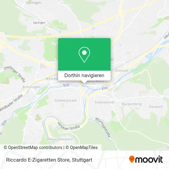 Riccardo E-Zigaretten Store Karte