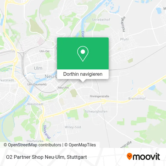 O2 Partner Shop Neu-Ulm Karte